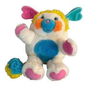 Popples Puffball 12” Stuffed Toy White Yellow Blue Pink Orange Mattel Pocket Vtg